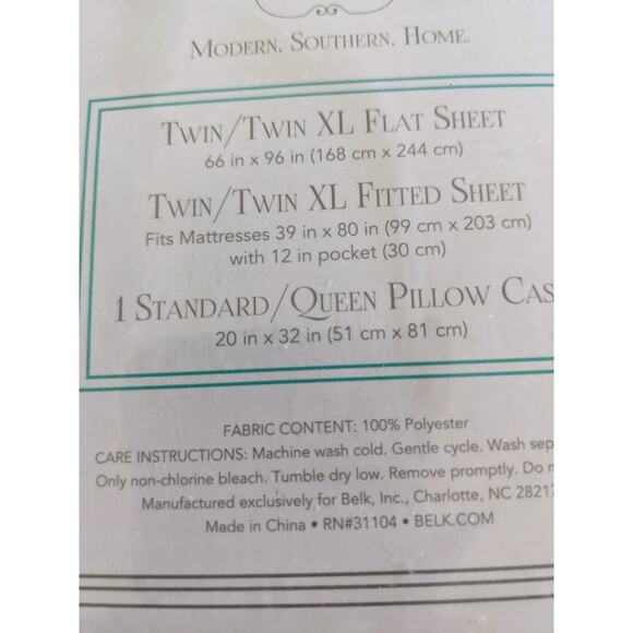 Dinosaur Sheet Set Twin XL Blue Dinosaurs Modern Southern Home Christmas Skiing - Picture 4 of 4